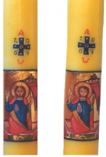 Cristo con el banderín de la resurrección