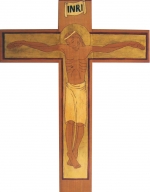 Cristo en la Cruz fondo oro